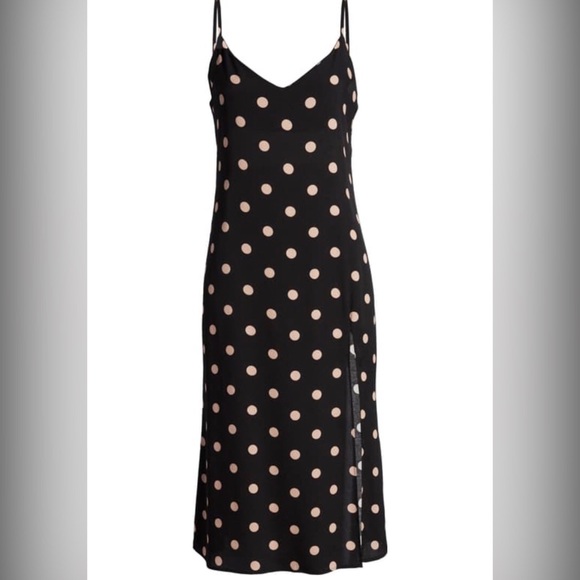 NWT Reformation Crimini Slip Dress Polka Dot - Picture 6 of 10